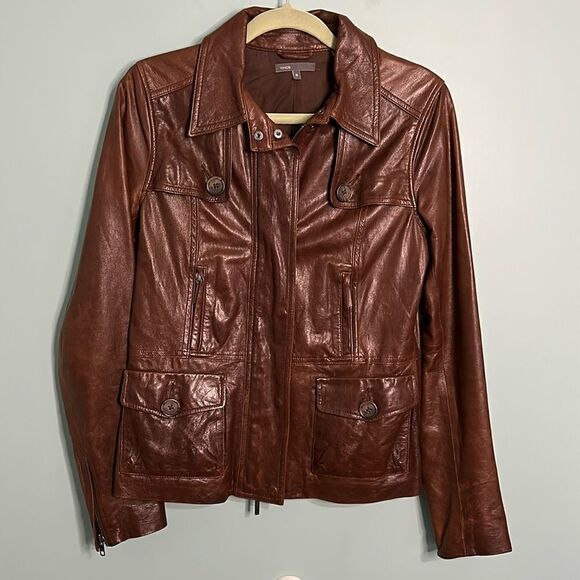 Vince Genuine Leather Jacket Like New
